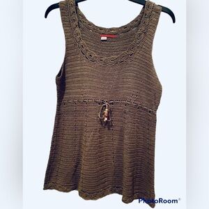 TapeMeasure crochet top Size Medium